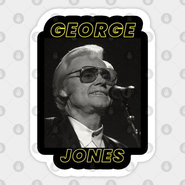 George Jones Sticker by PlokadStories